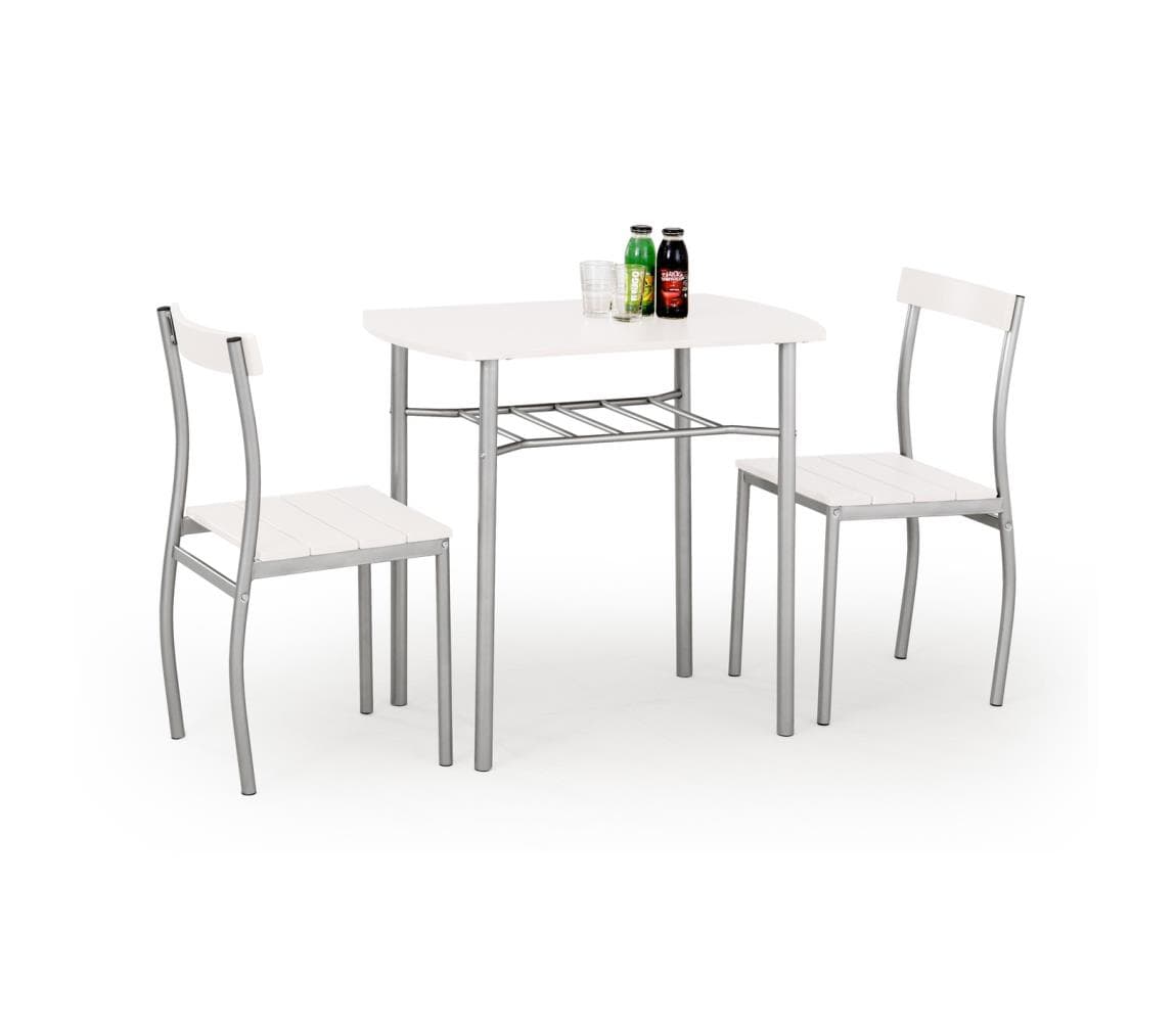 Halmar Balkónový set LANCE kov/biela V-CH-LANCE-ZESTAW-BIAŁY 1