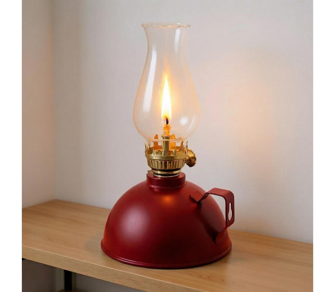 Brilagi - Petrolejová lampa MERLIN červená 8590828169376 1