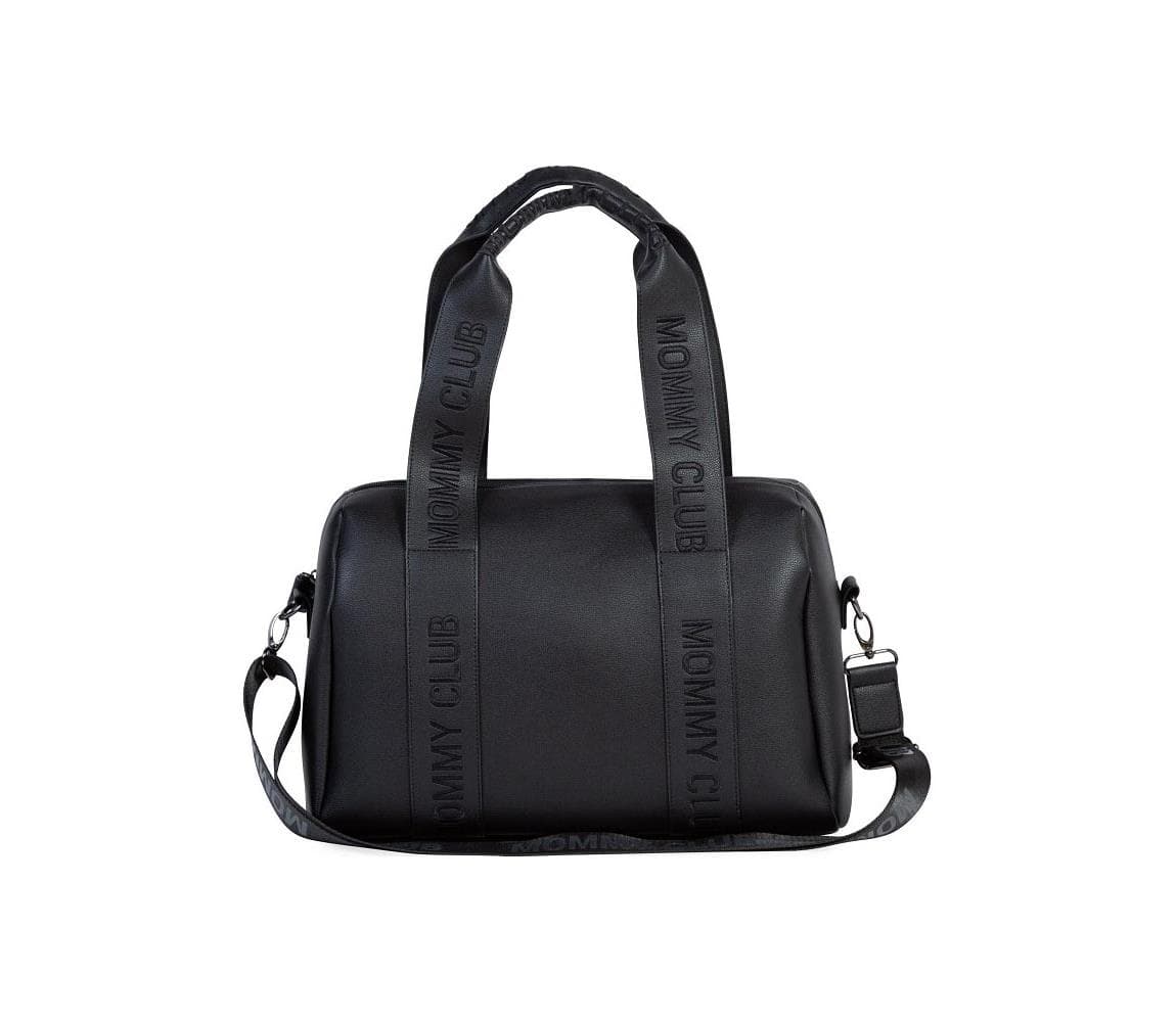 Childhome taška Mommy Club Signature Vegan Leather Black 1