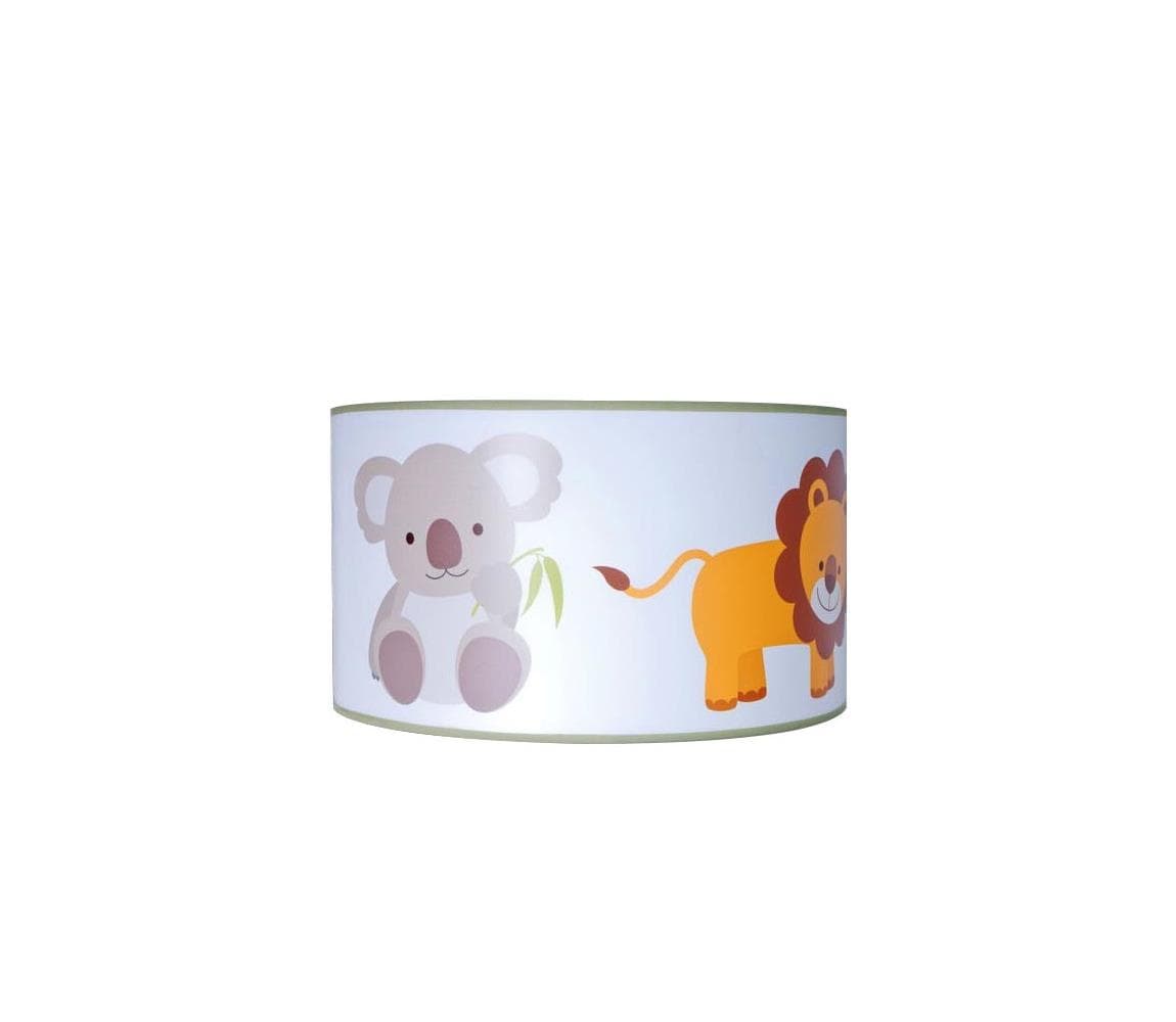Detské stropné svietidlo ZOO 2xE27/60W/230V 116 1