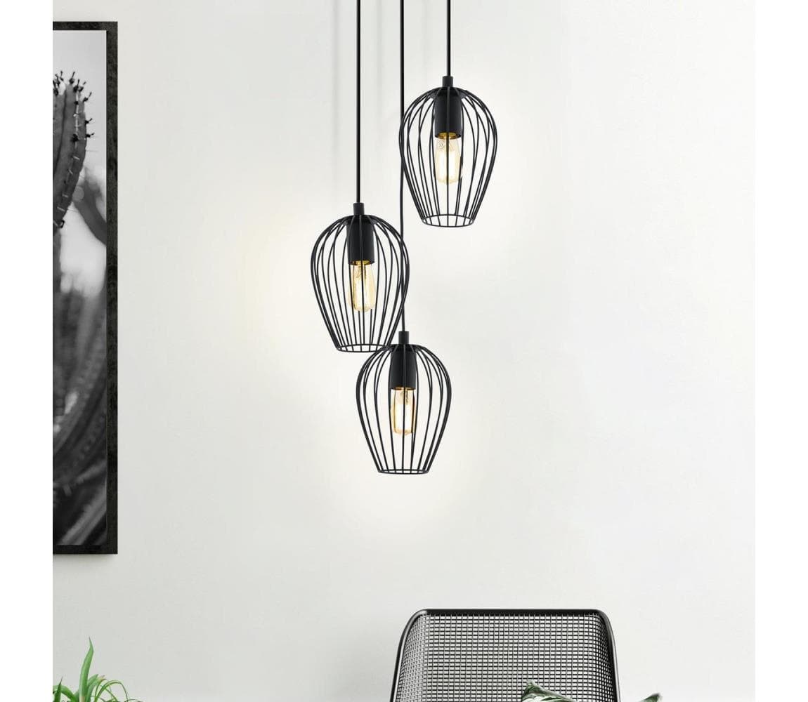 Eglo 49479 - Luster NEWTOWN 3xE27/60W/230V 49479 1