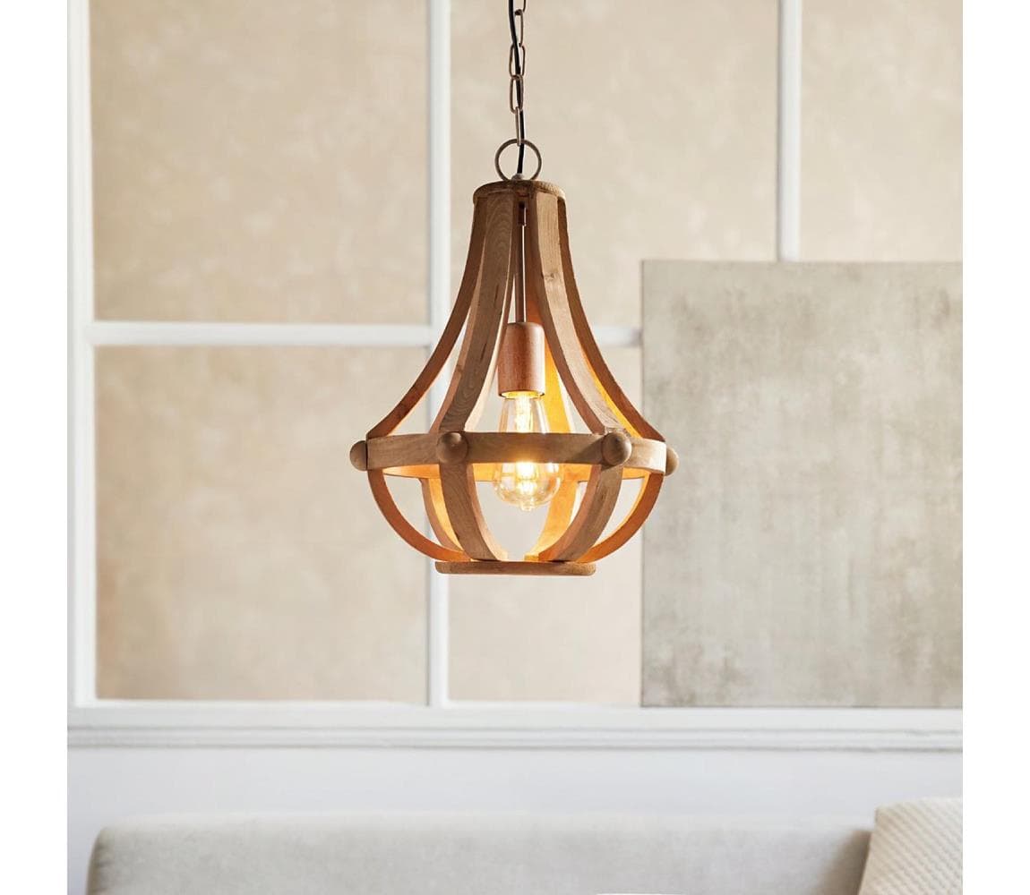 Eglo 49724 - Luster na reťazi KINROSS 1xE27/60W 49724 1