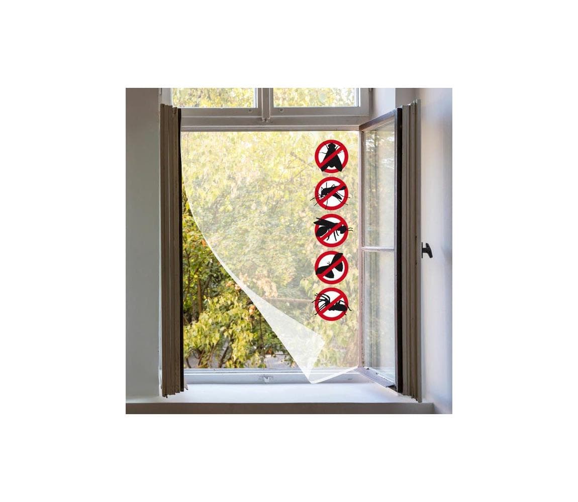 Extol Craft 99110 sieť okenná proti hmyzu 100x130 cm biela 1