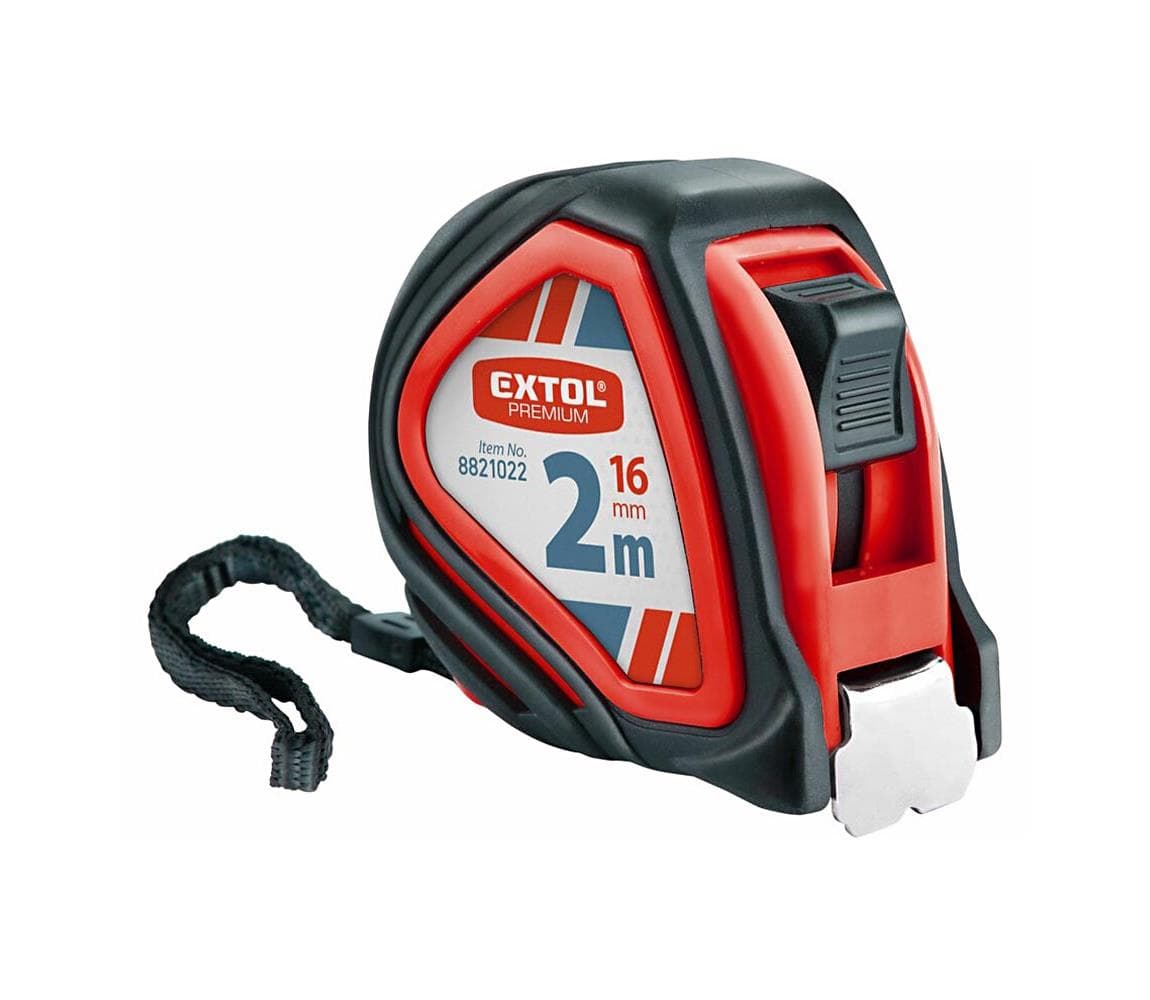 EXTOL PREMIUM meter zvinovací 2m šírka pásky 16mm 8821022 1