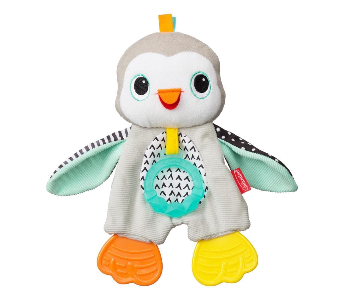 Infantino - Plyšová hračka s hryzátkami tučniak 316329-01INF 1