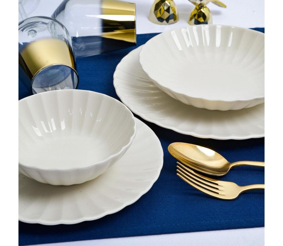Jedálenská súprava 24 ks biela/porcelán 858CMR1324 1