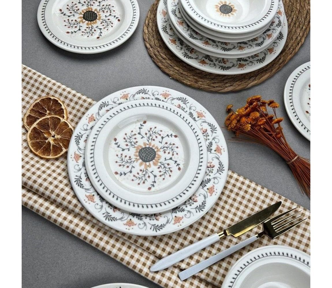 Jedálenská súprava 24 ks pestrofarebná/porcelán 824MXL1110 1