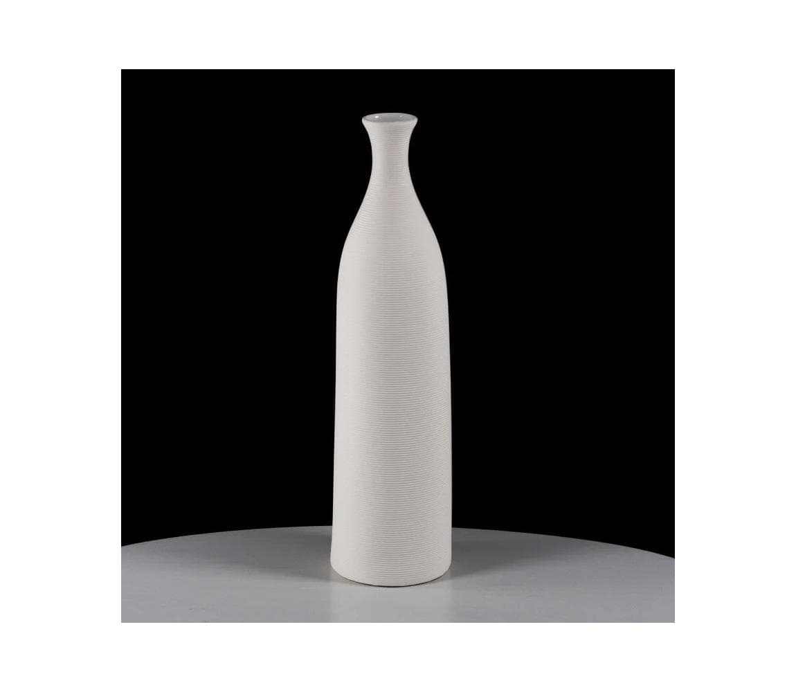 Estilo Home Keramická váza 46 cm, biela 5905623250182 1