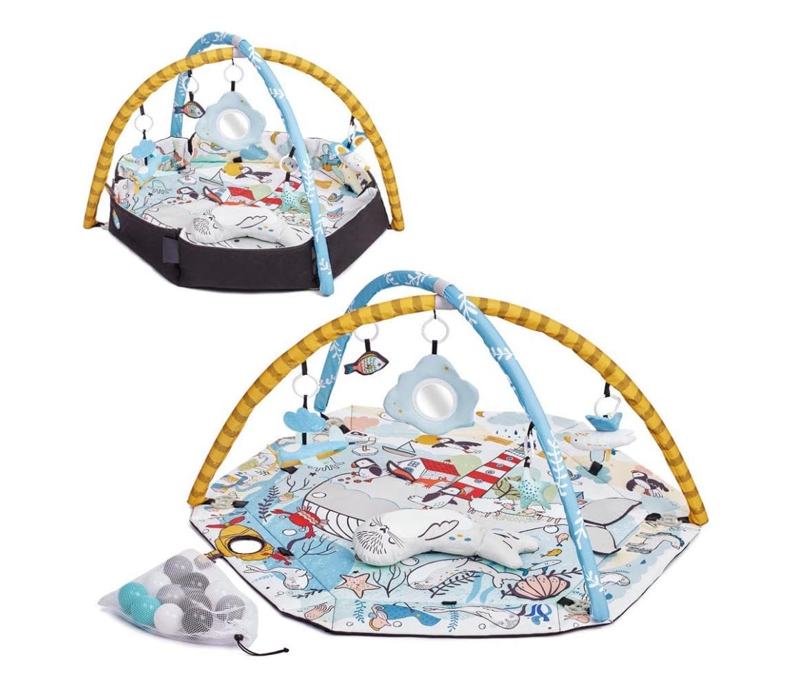 KINDERKRAFT - Detská hracia deka SMARTPLAY Sea KPSMSE00MUL0000 1