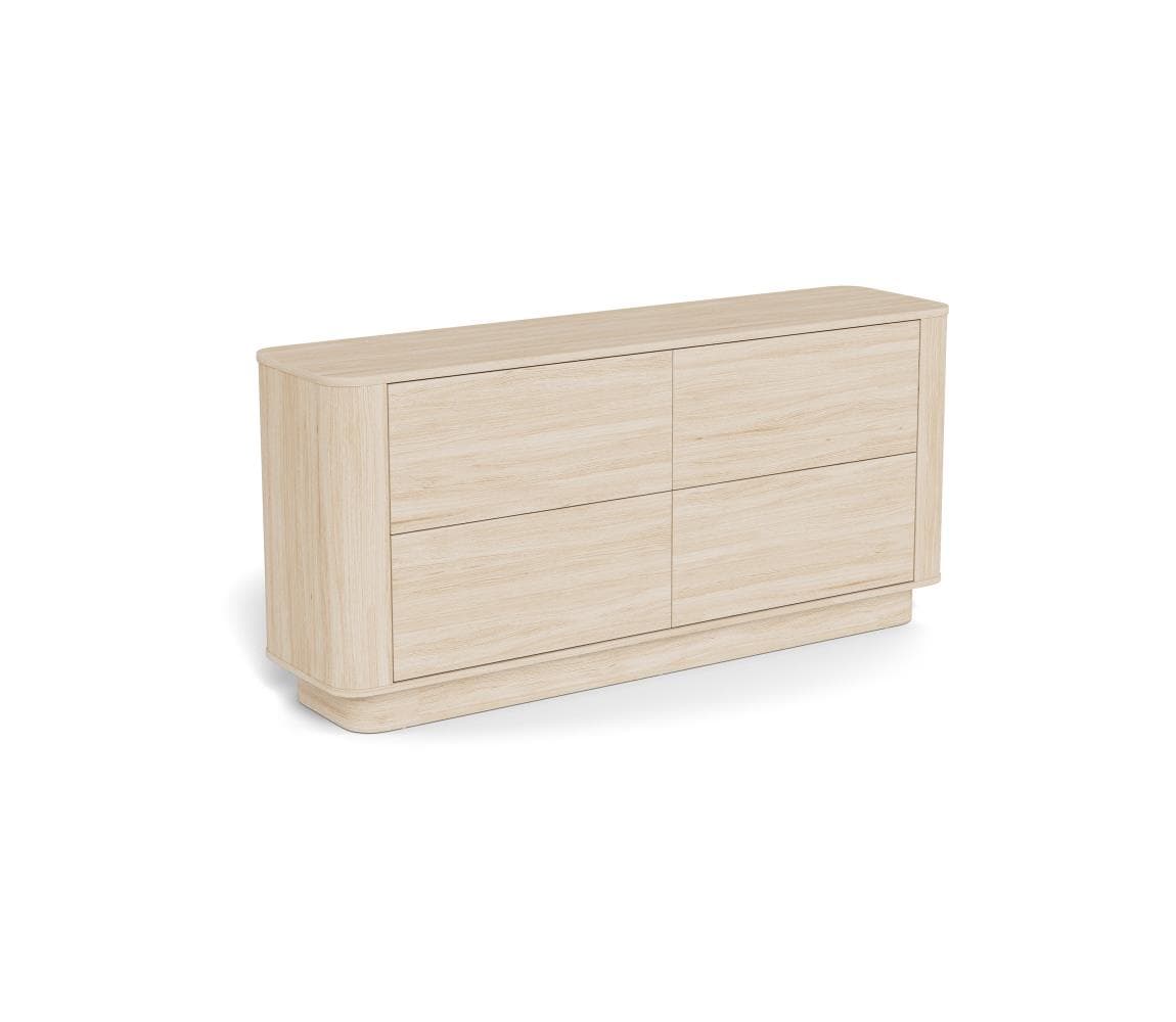 Komoda MADERA 160x75 cm biely dub H000025656 1
