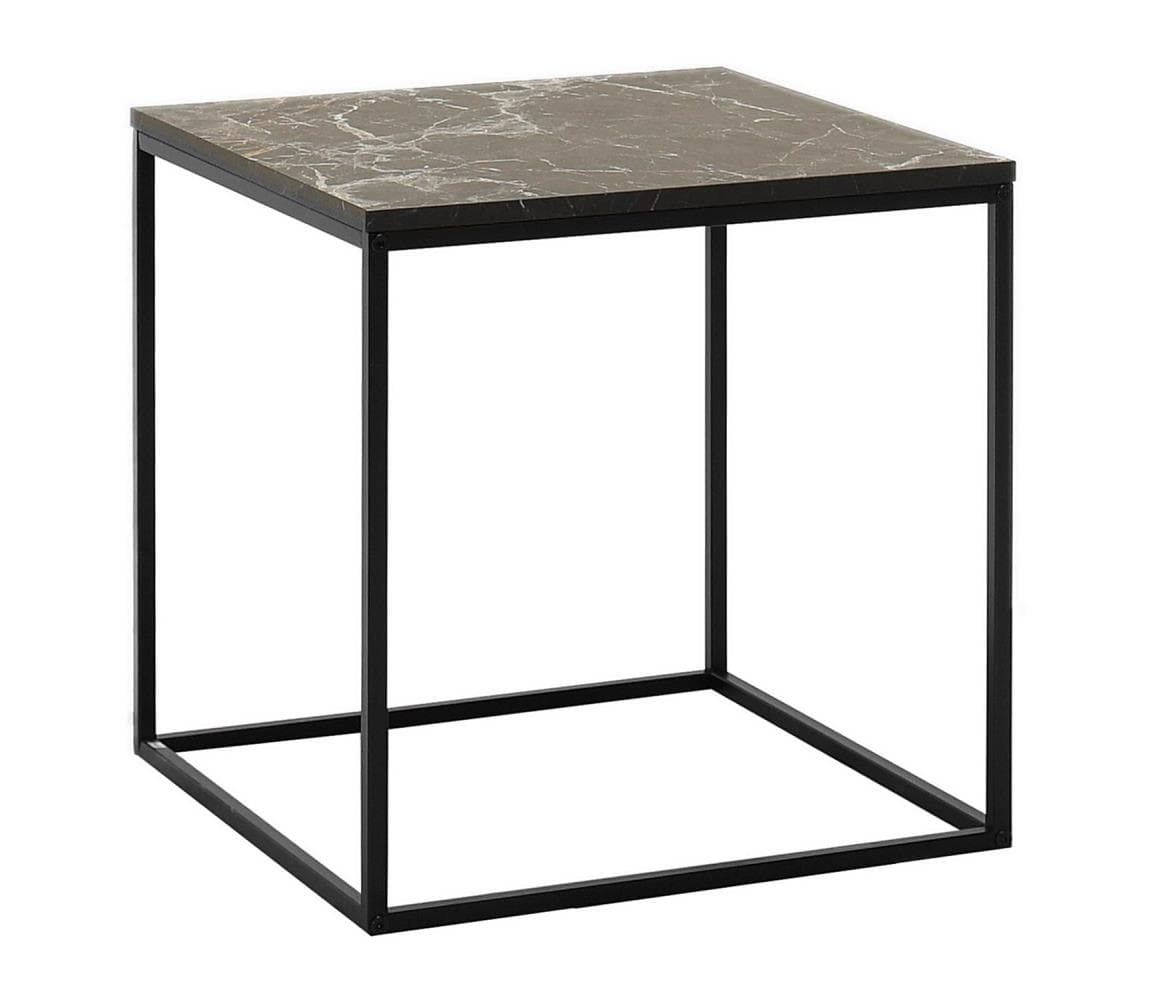 Adore Furniture Konferenčný stolík 52x50 cm čierna 479ADR1407 1