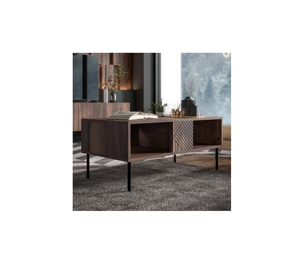 MIRJAN 24 Konferenčný stolík DECO 46x100 cm orech warmia 1