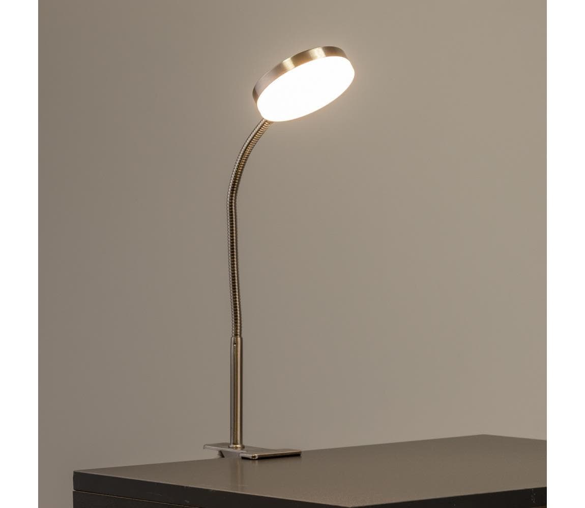 LED lampa s klipom LED/3,2W/230V matný chróm 9A21963 1