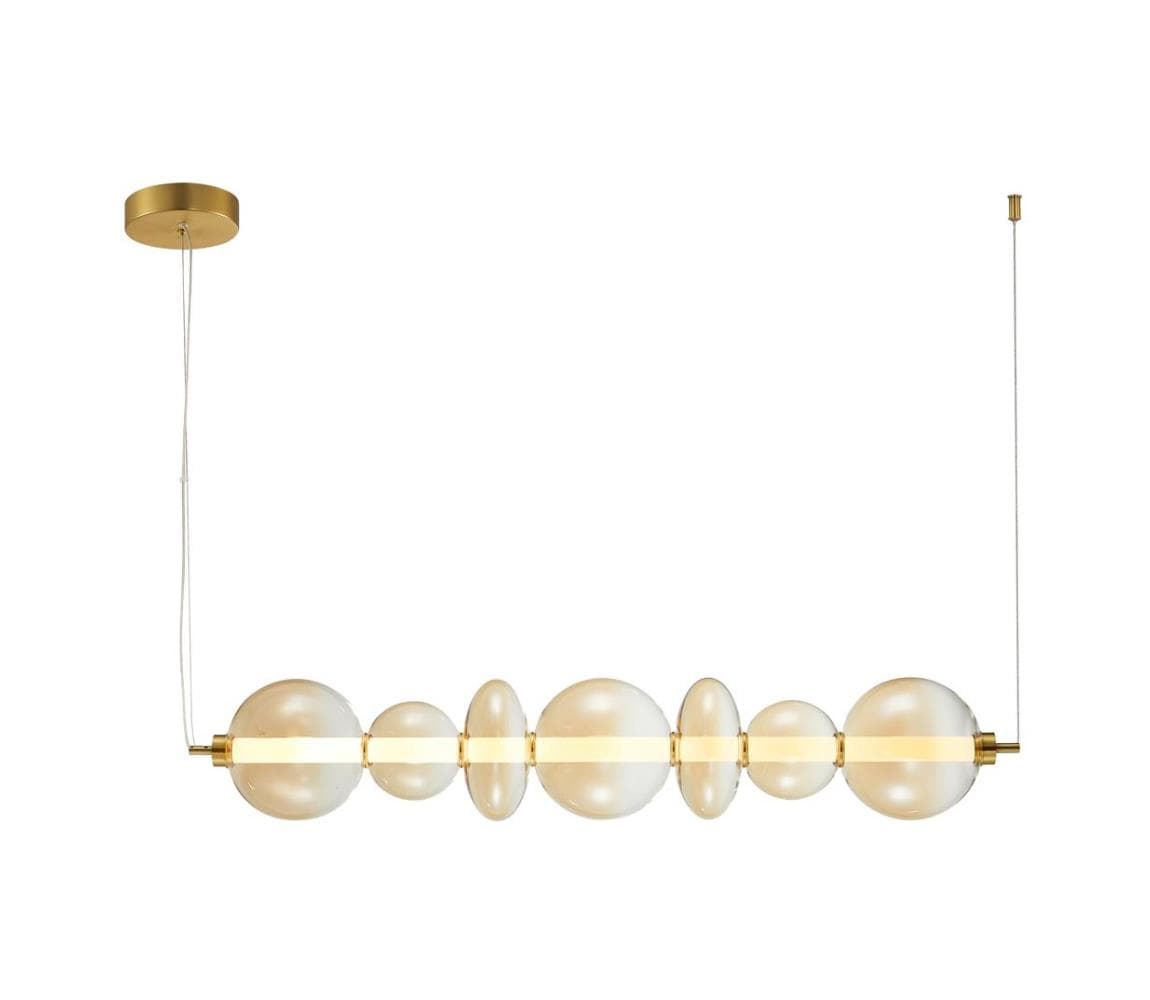 LED Luster na lanku DAPHNE LED/40W/230V zlatá ML0349 1