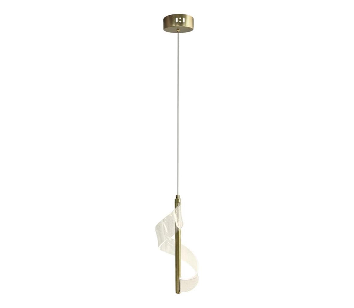 LED Luster na lanku LARGO LED/10W/230V zlatá ML1041 1