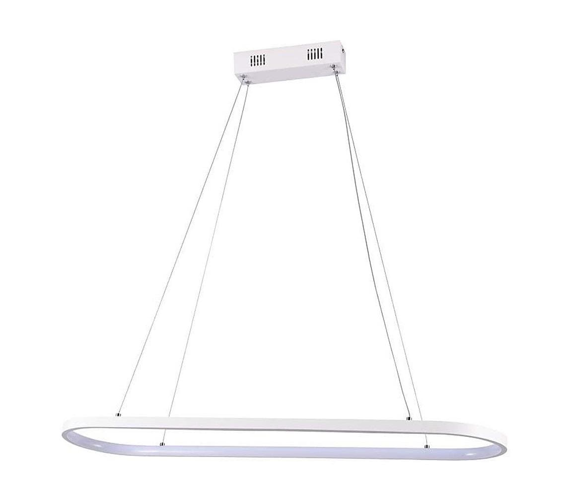 LED Luster na lanku LED/24W/230V 4000K biela 10055 1