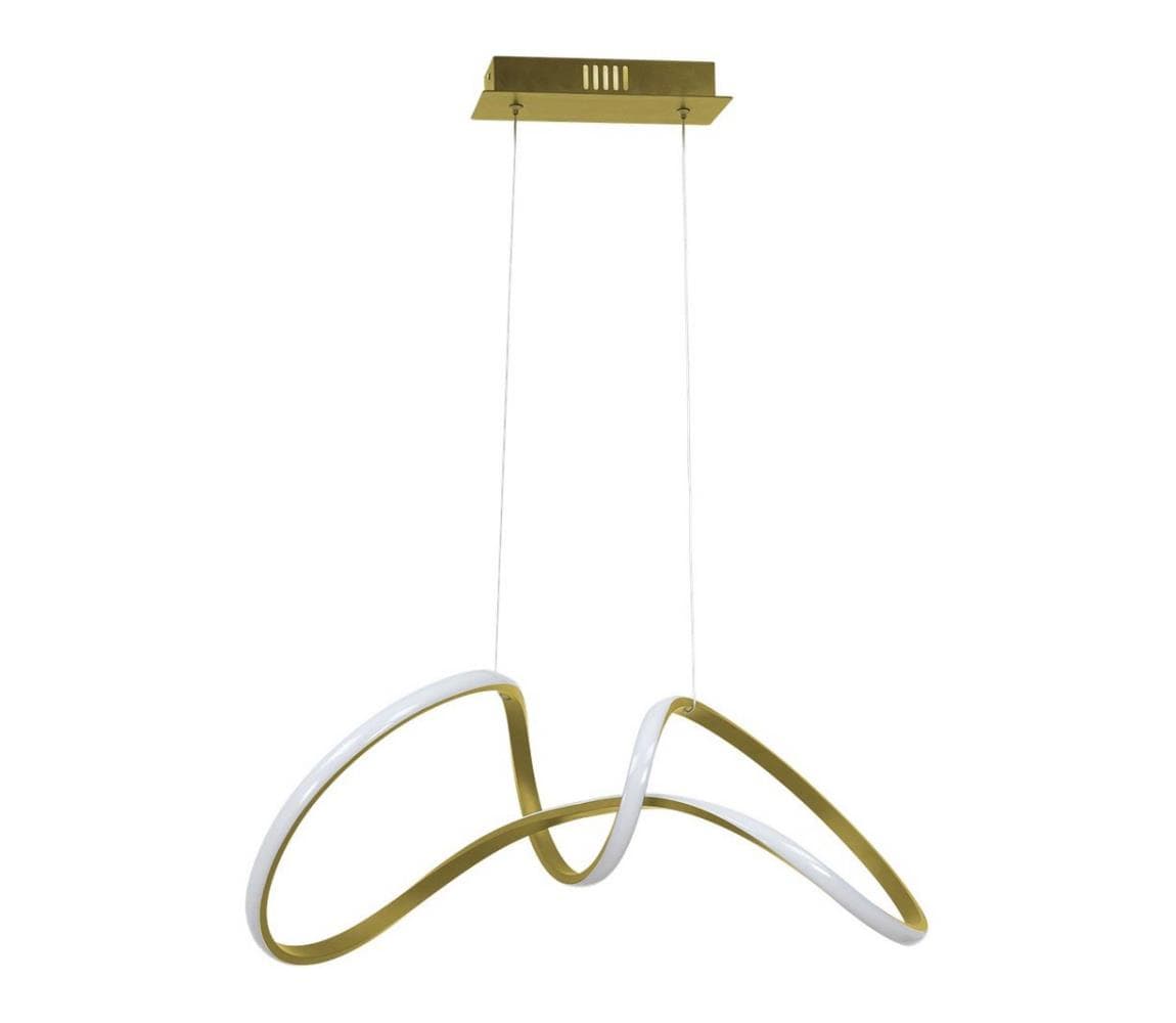 LED Luster na lanku TESORO LED/48W/230V zlatá ML7953 1
