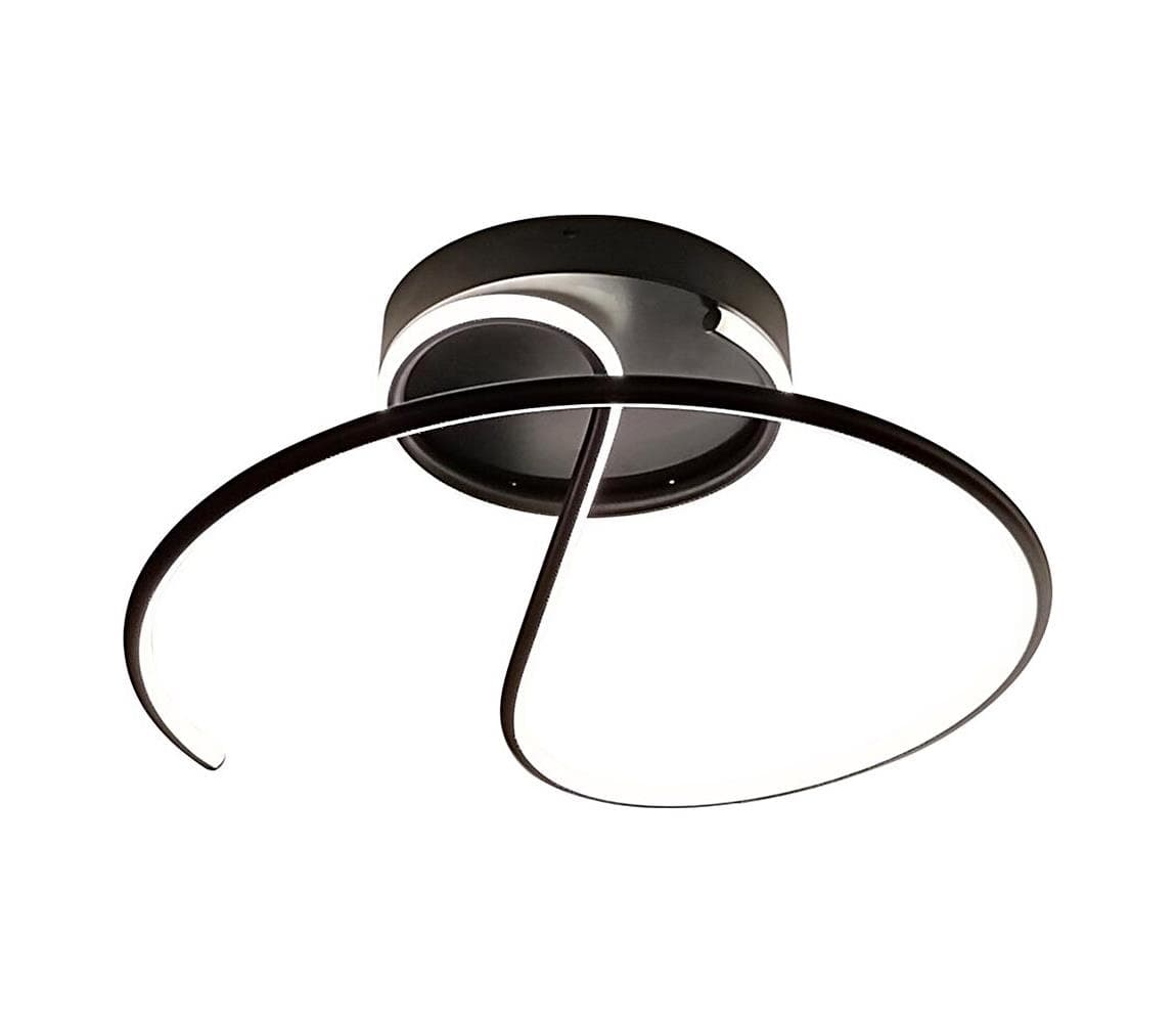 LED Prisadený luster DELTA LED/30W/230V čierna ML1174 1