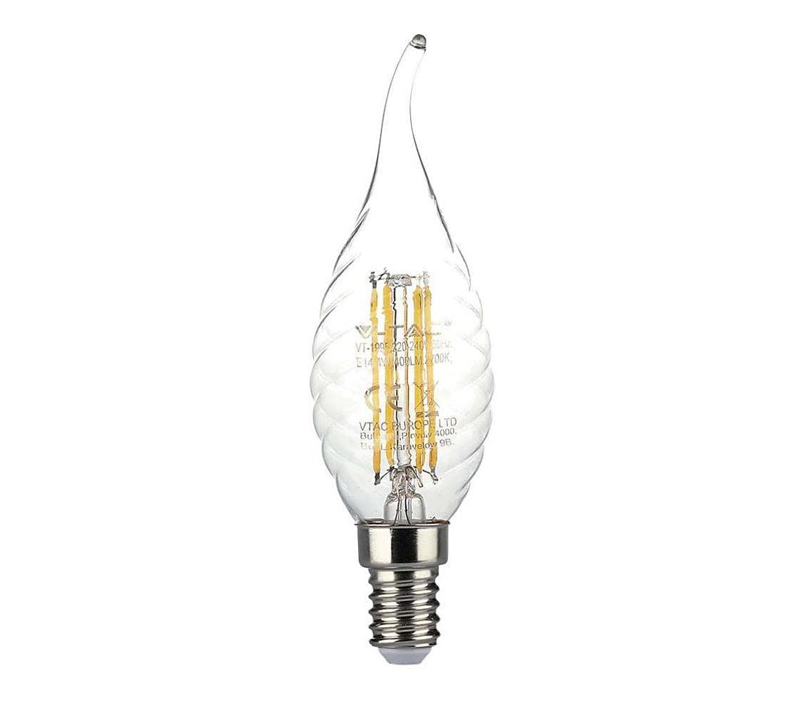 LED Žiarovka FILAMENT E14/4W/230V 3000K 214308 1
