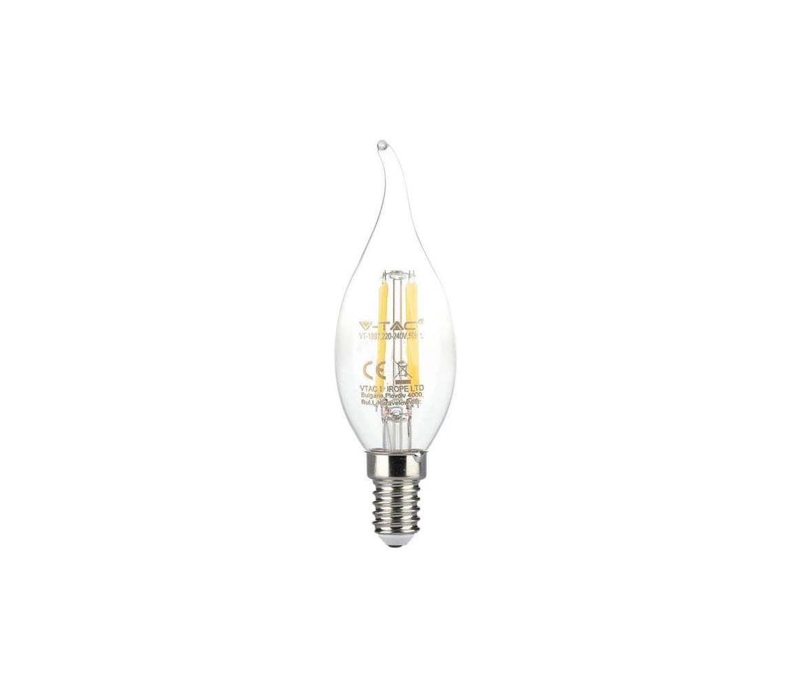 LED žiarovka FILAMENT E14/4W/230V 3000K 214302 1
