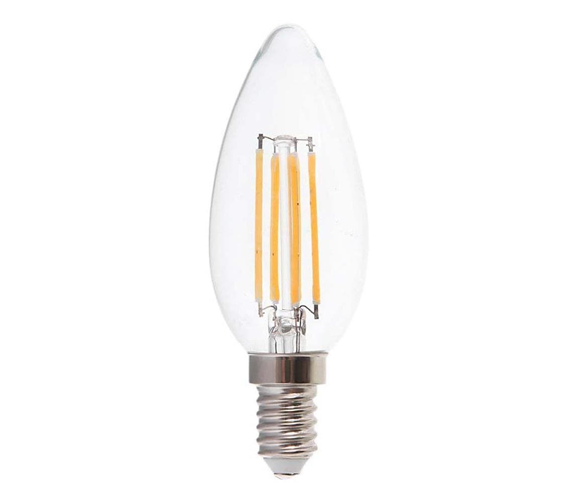 LED filament sviečka E14 4W, Neutrálna biela 4000 4500K 1