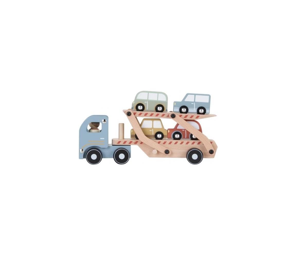Little Dutch - Drevené nákladné auto s autíčkami 7095LD 1