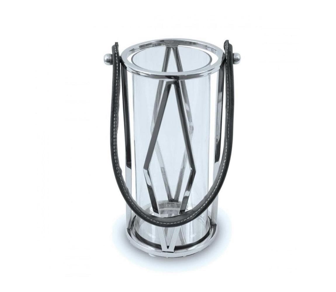HowHomely Lucerna FRAGIL 26 cm chróm/čierna HH-17266 1