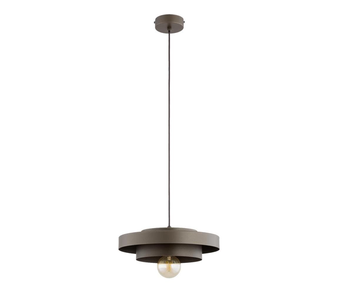Luster na lankách CEROTI 1xE27/15W/230V hnedý 61619 1