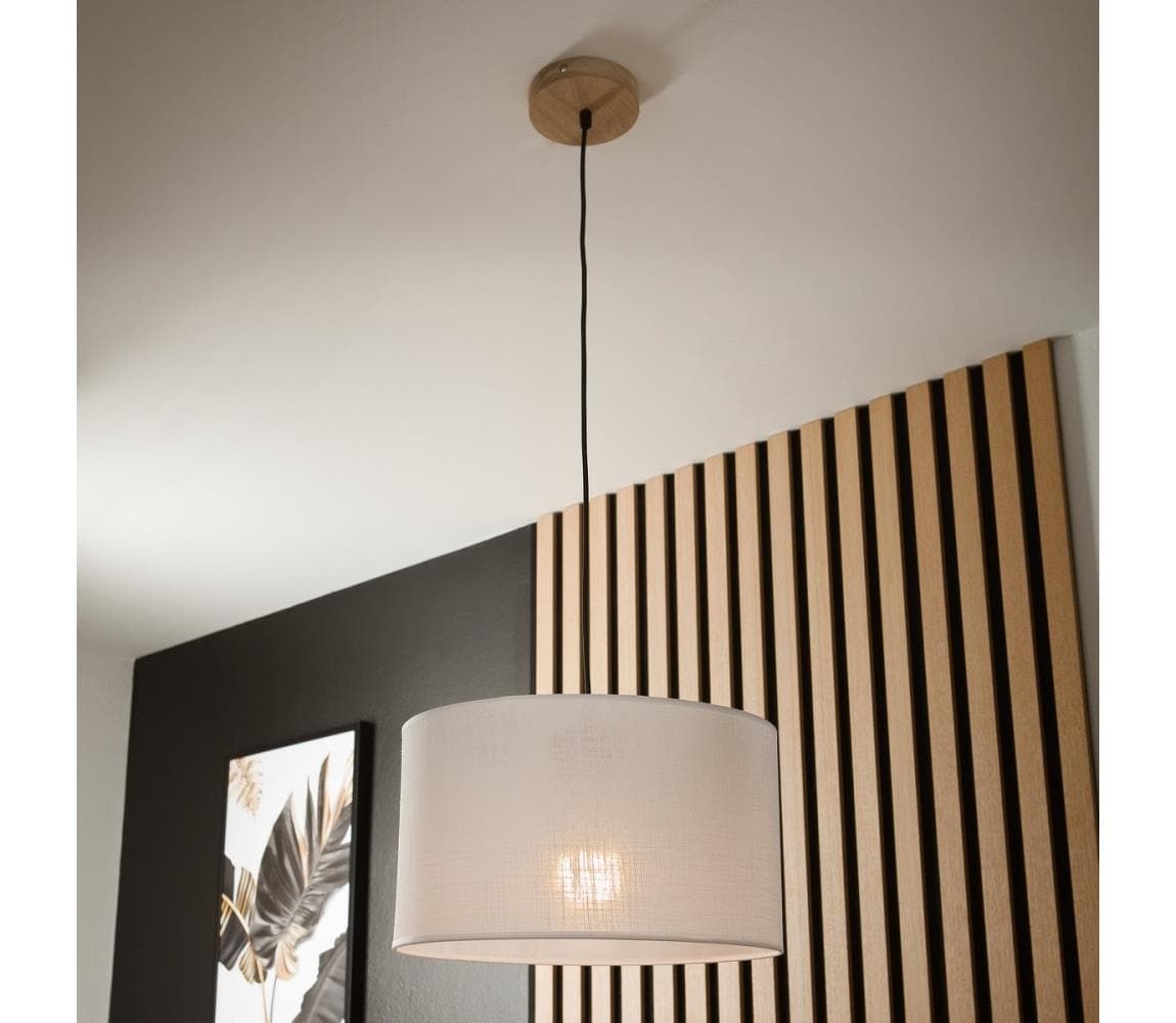 Luster na lanku ANTONIO 1xE27/60W/230V dub LM-1.128/dab bialy 1