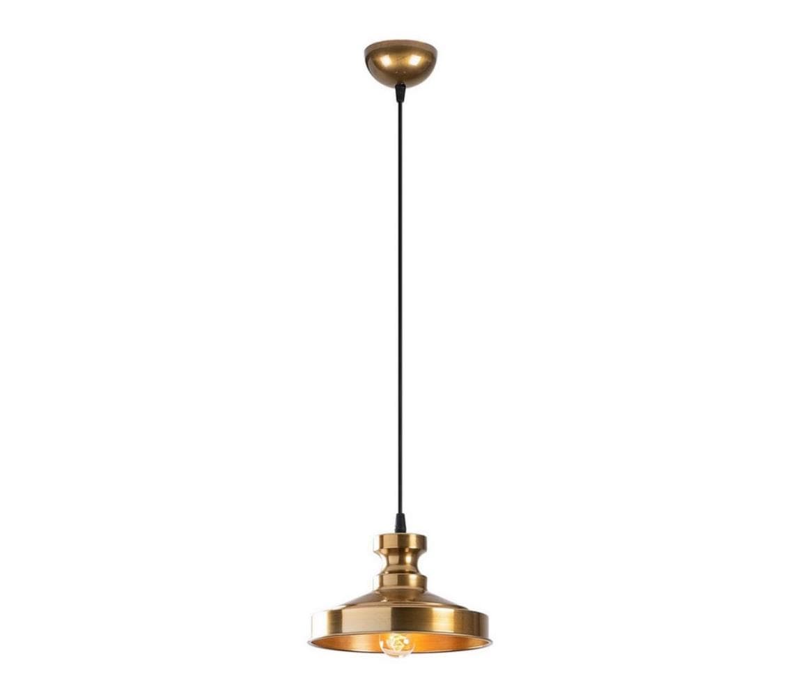 Luster na lanku BERCESTE 1xE27/40W/230V zlatá 521SHN3133 1