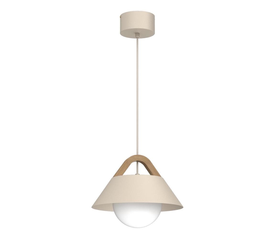 Luster na lanku FUNDA 1xE27/15W/230V béžový 4203 1