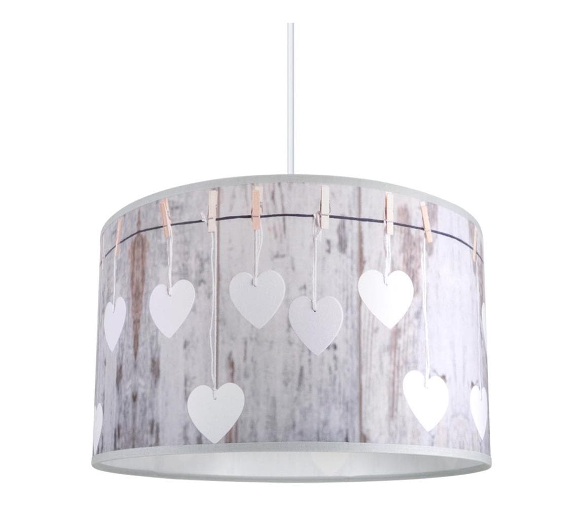 Luster na lanku HEART 1xE27/60W/230V 9076 1