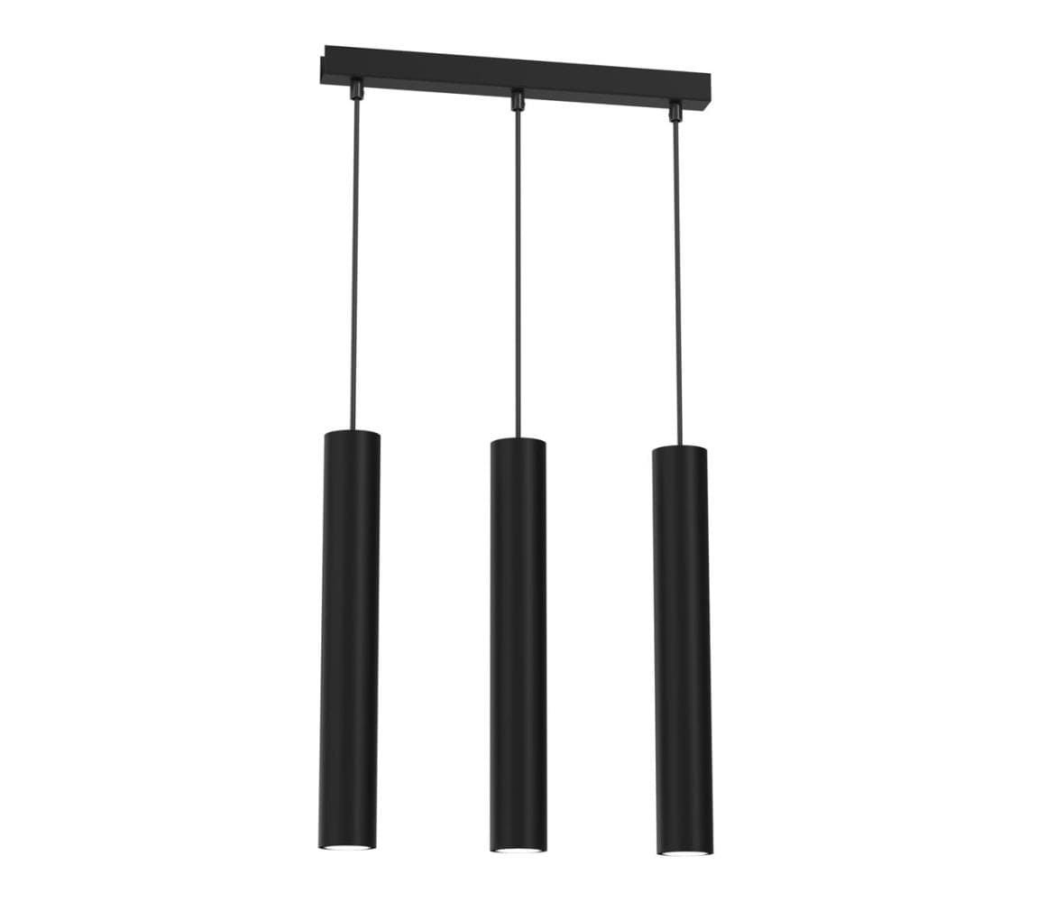 Luster na lanku HUDSON 3xGU10/8W/230V čierna MLP8792 1
