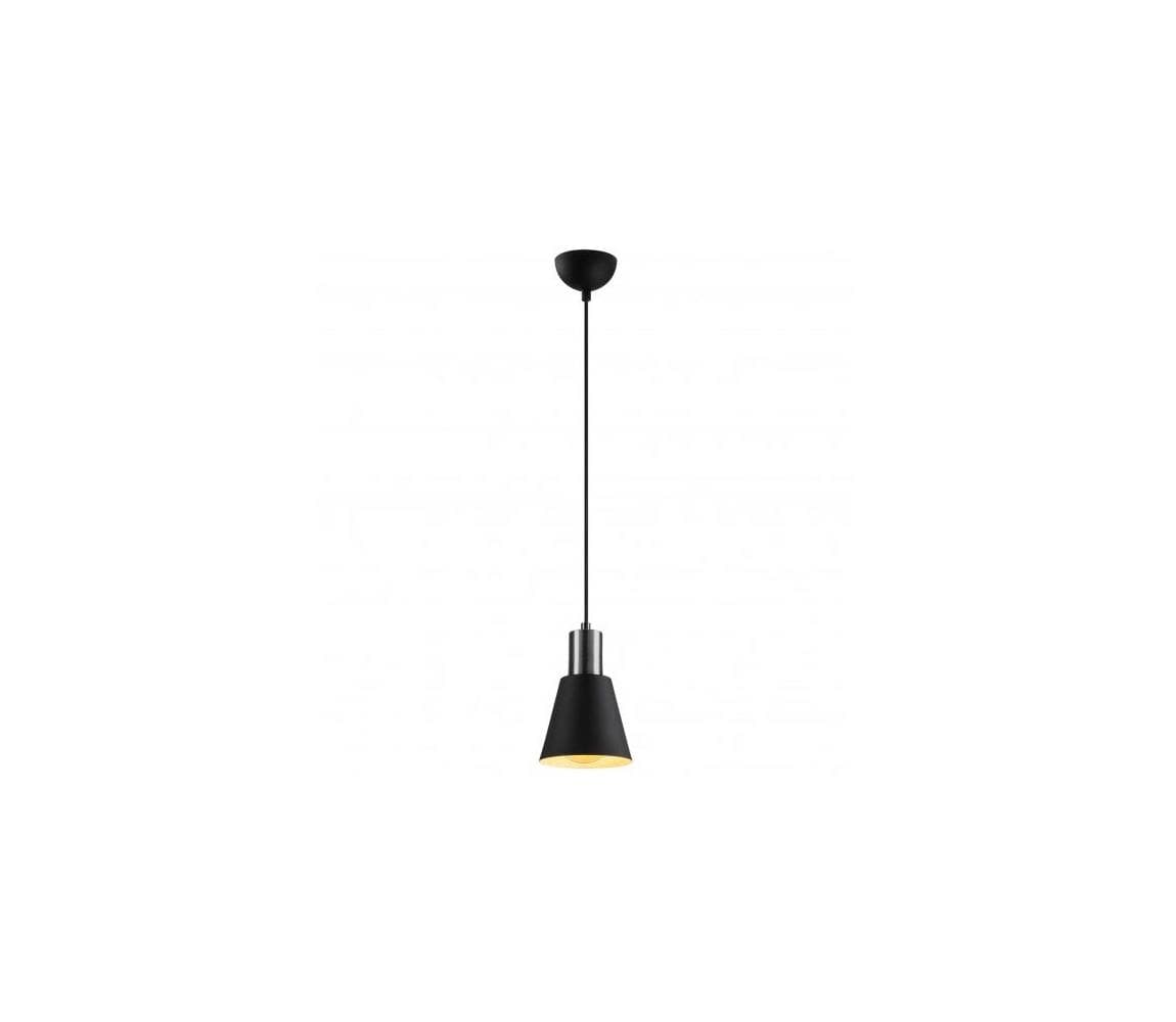 Luster na lanku KEM 1xE27/40W/230V čierna 892OPV1651 1