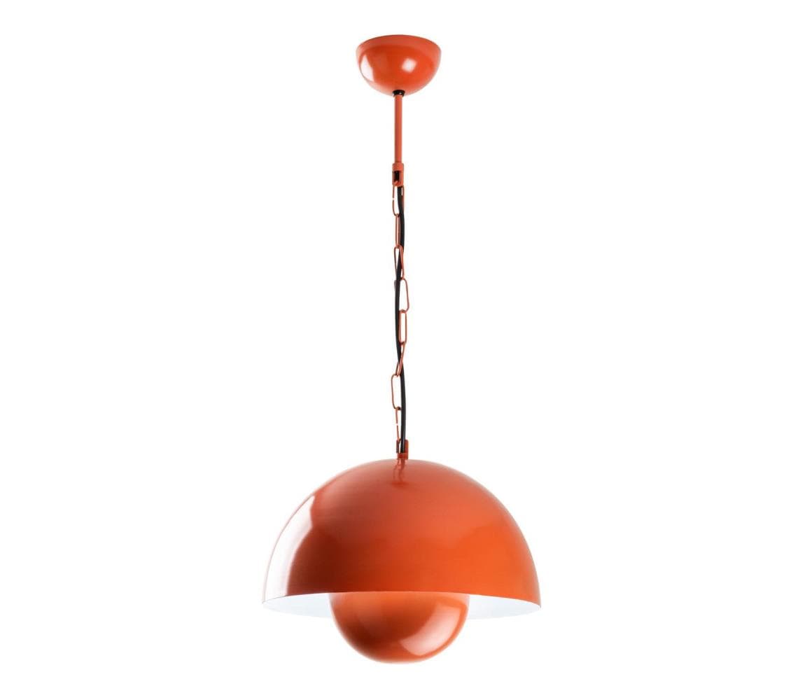 Luster na lanku KURE 1xE27/40W/230V oranžová 892OPV2039 1