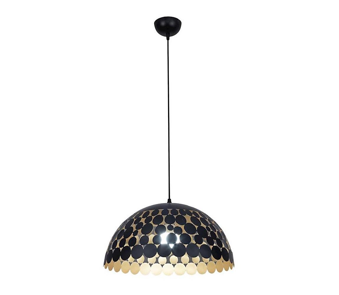 Luster na lanku LISA BLACK 1xE27/60W/230V ML6134 1