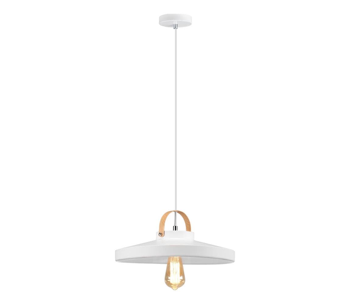 Luster na lanku NEXT 1xE27/60W/230V biela MD17081-1WH 1