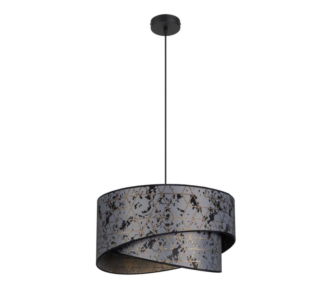 Luster na lanku REZO 1xE27/60W/230V šedá 0051 1