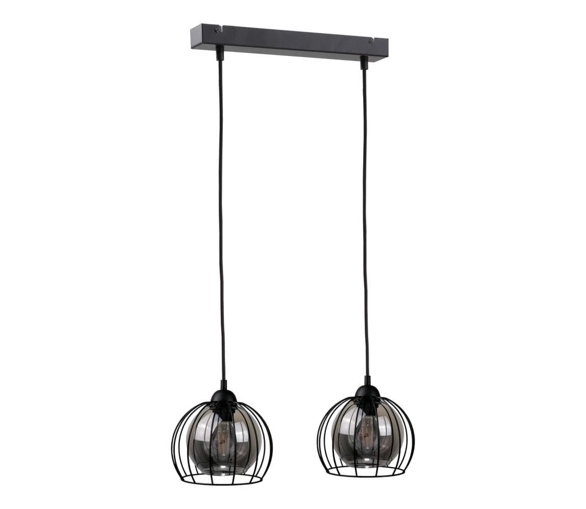 Keter Lighting Luster na lanku SOLO BLACK 2xE27/60W/230V 1473 1