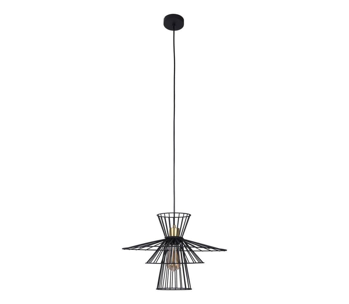 Luster na lanku TAREK 1xE27/40W/230V čierna 5164005623 1