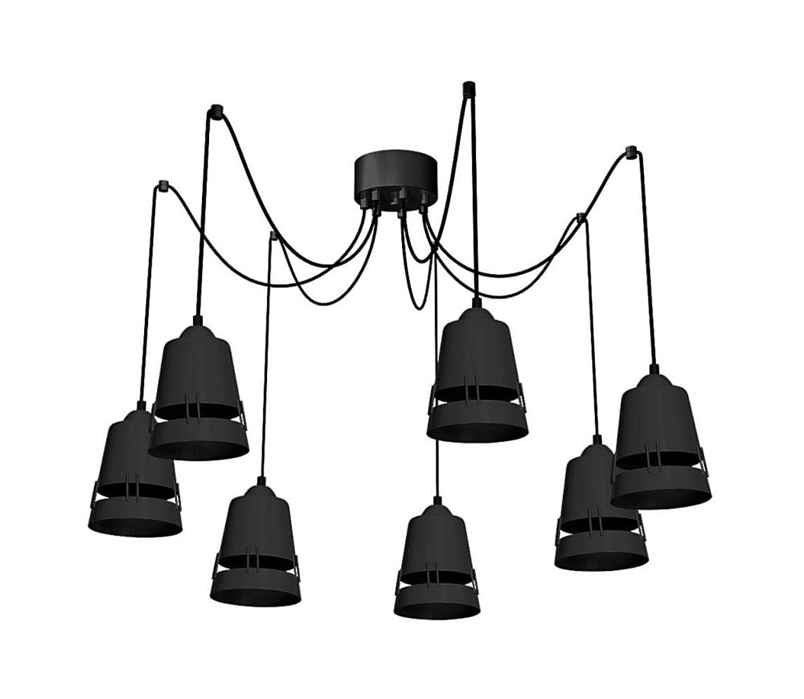 Luster na lanku WALET 7xE27/60W/230V pavúk MLP782 1