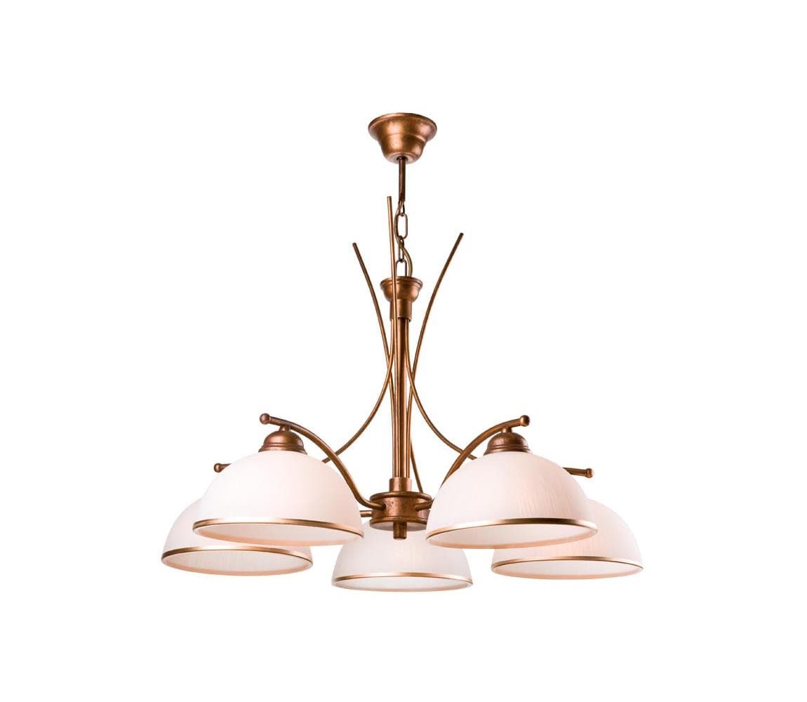 Luster na reťazi PATRYCJA 5xE27/60W/230V LM 5.60 br 1