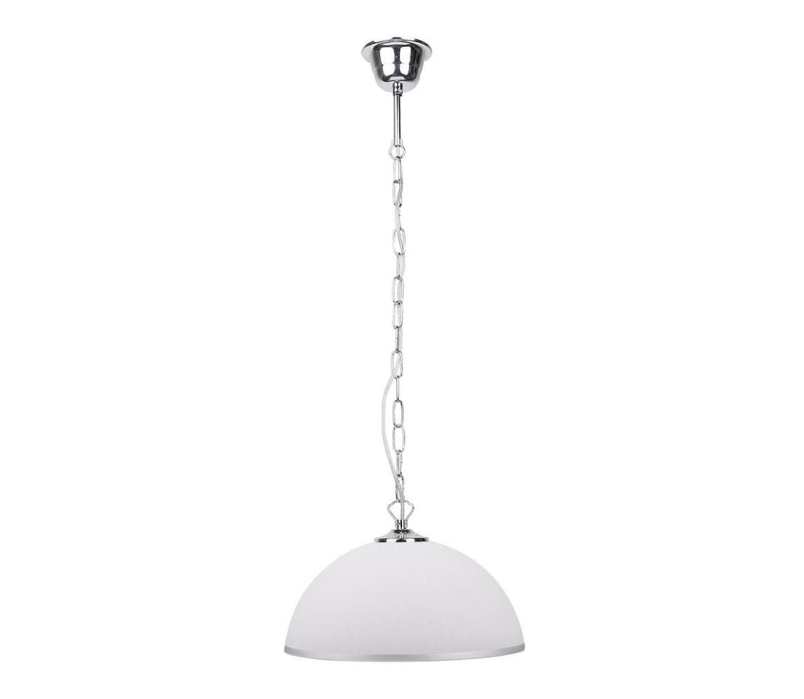Luster na reťazi SUGAR 1xE27/60W/230V biela 31-77745 1