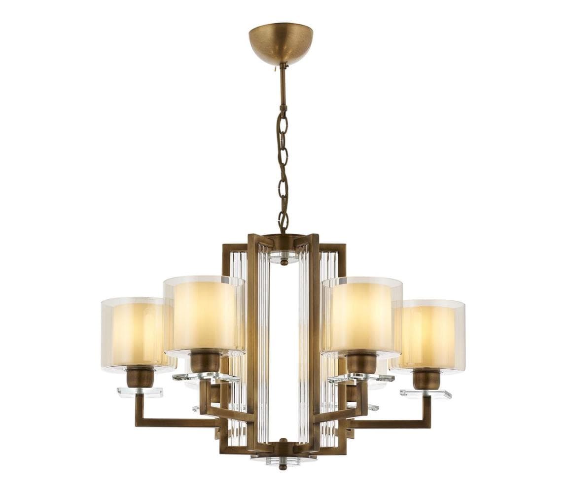 Luster na reťazi VARANA 6xE27/40W/230V bronzový 301AUR1184 1