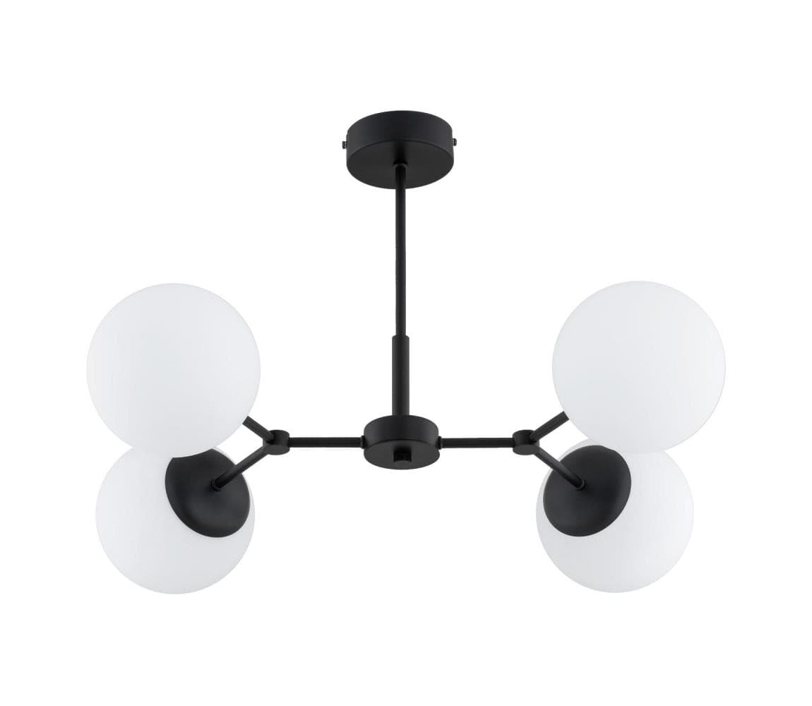 Luster na tyči FOTON 4xE14/10W/230V čierna 63343 1