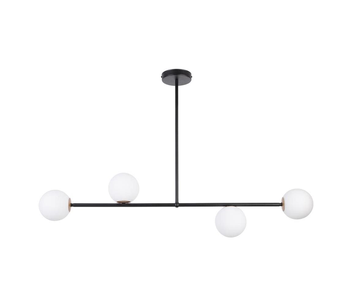 Luster na tyči GAMA 4xG9/12W/230V čierna 33188 1