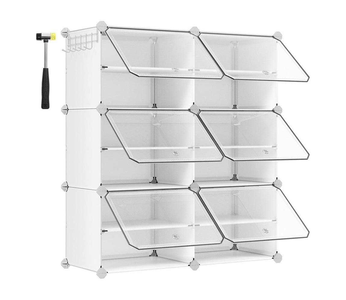 Modulárny regál s priehradkami BOXIFY biela LPC033W01 1