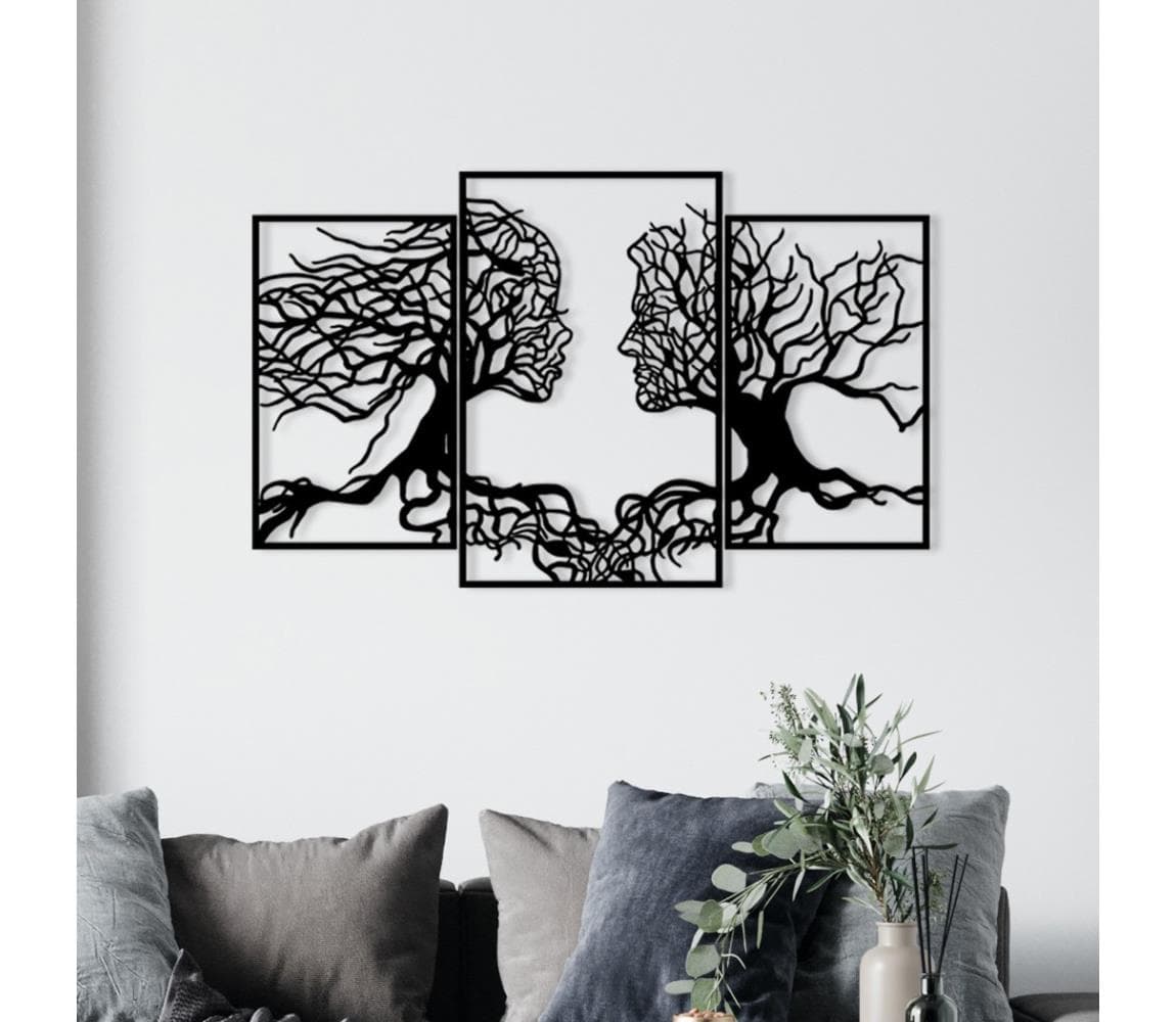Nástenná dekorácia 116x71 cm strom života kov 279ENZ1114 1