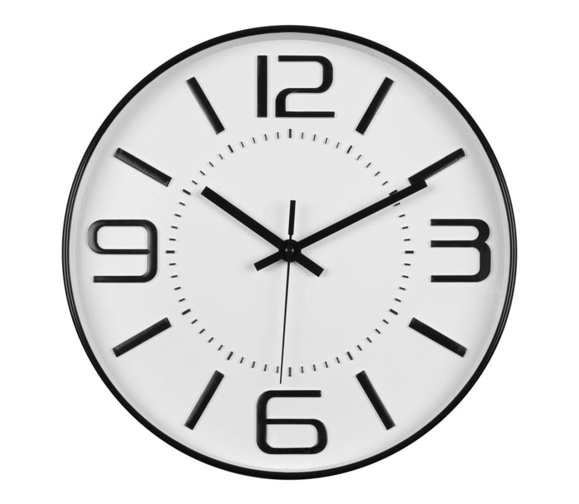 Nástenné hodiny 1xAA 29 cm biela 15008660 1