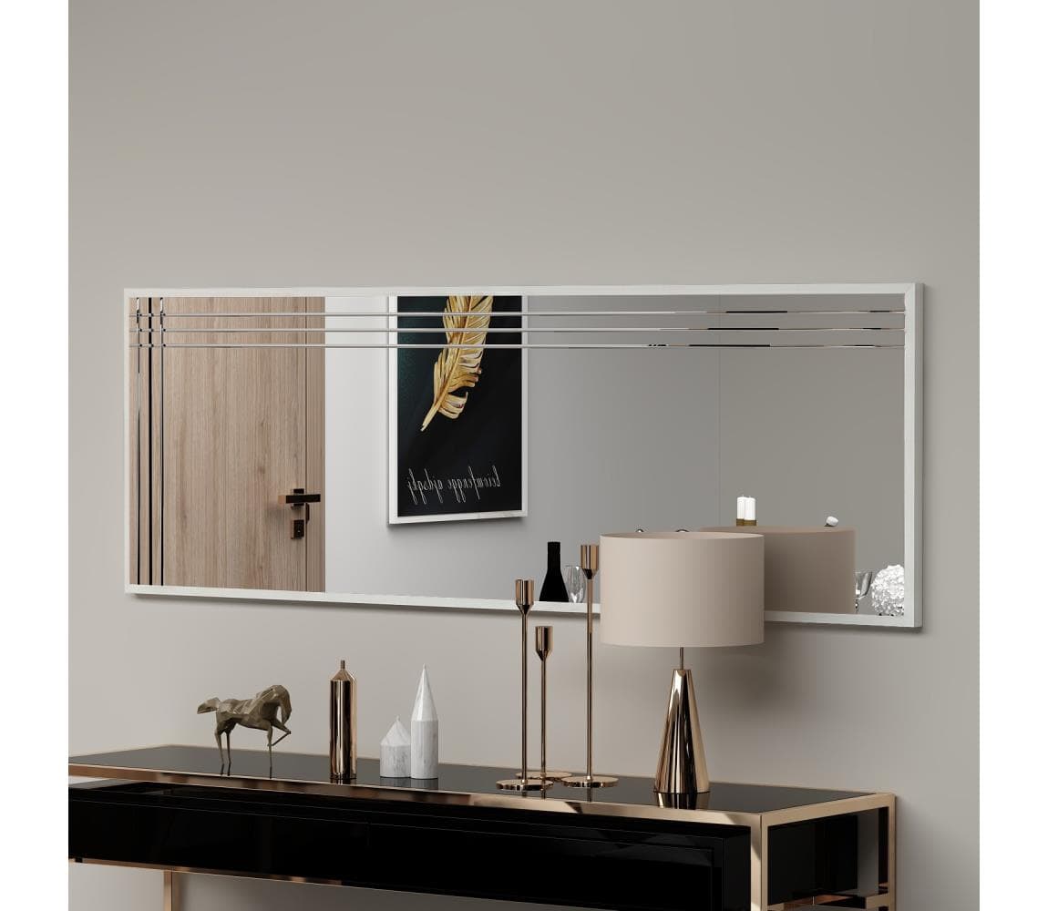 Nástenné zrkadlo TRIO 120x40 cm chróm 116SAM1176 1